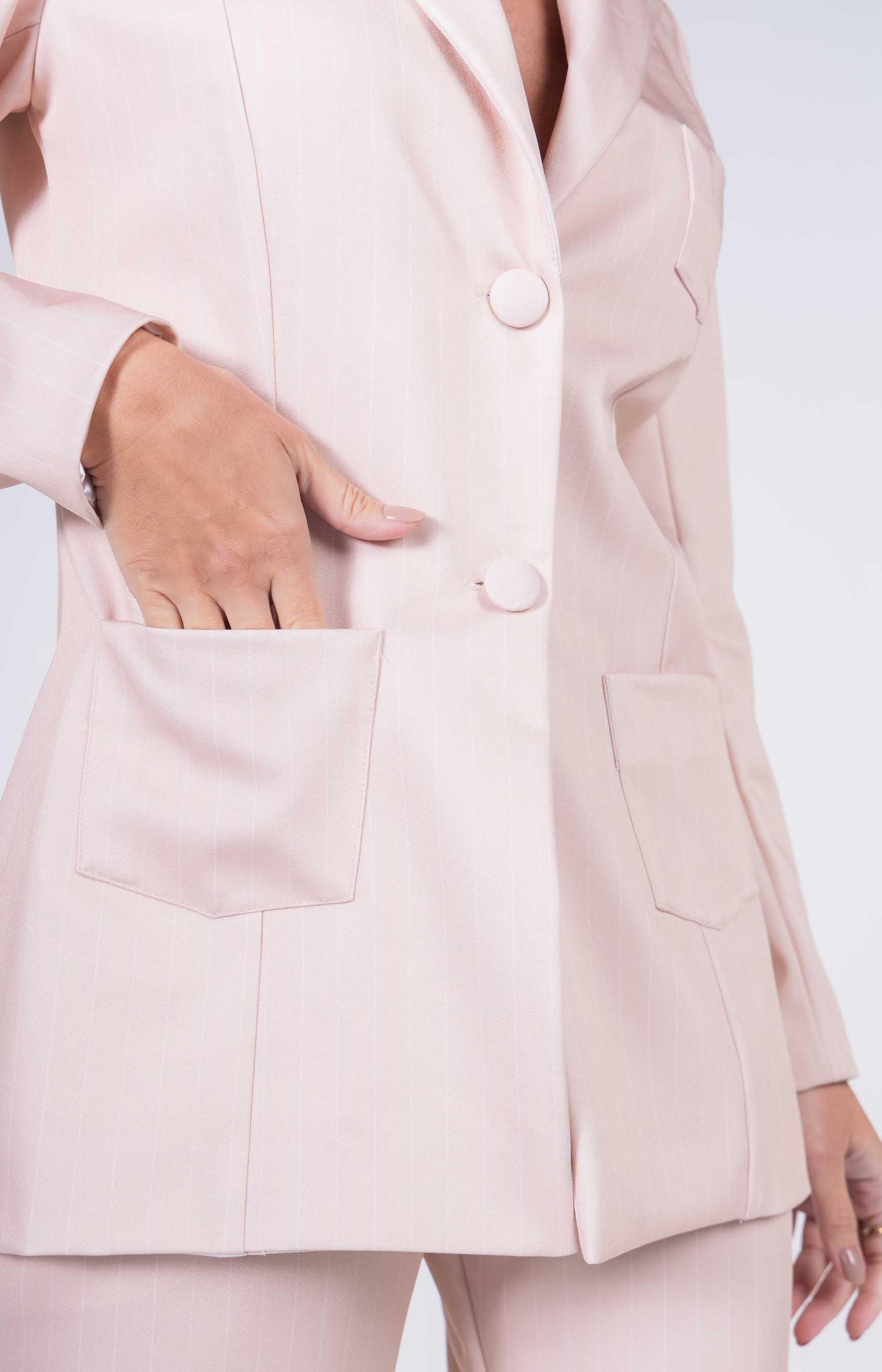 Trijunto Risca de Giz - Blazer + Calça + Colete