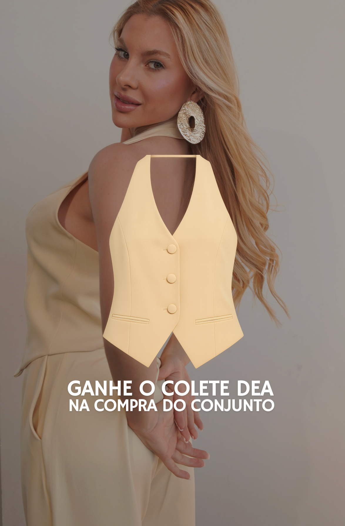 LANÇAMENTO Conjunto Dea - Calça + Blazer