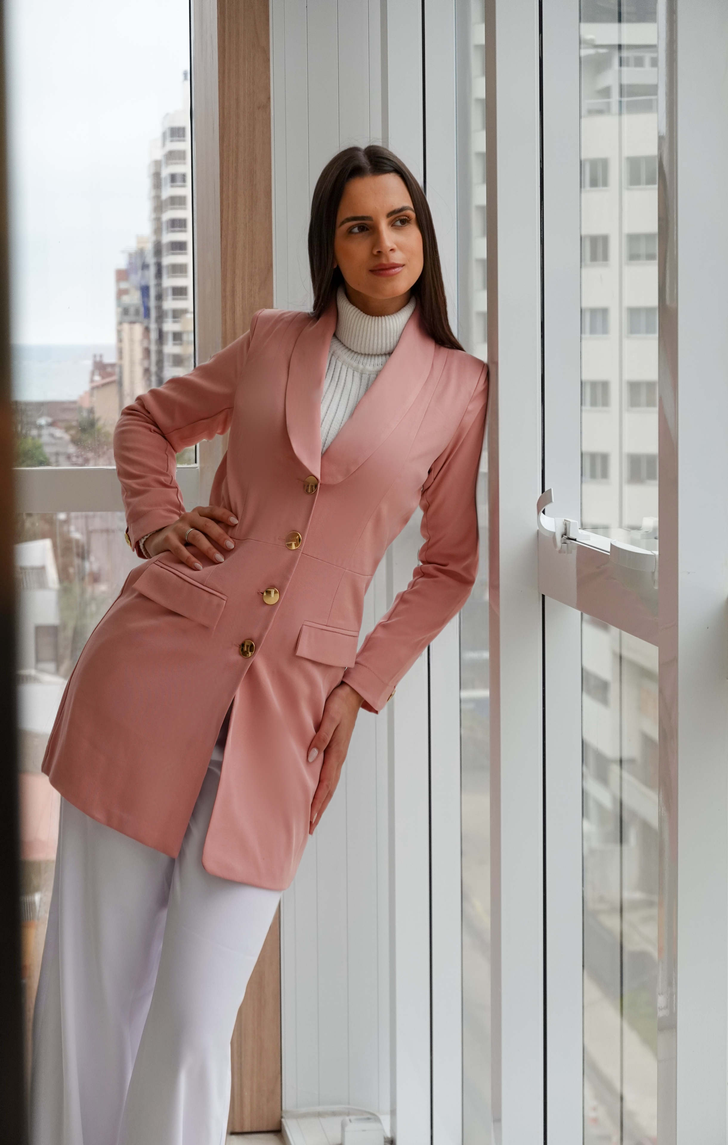 Jaleco Ana - mês da cliente